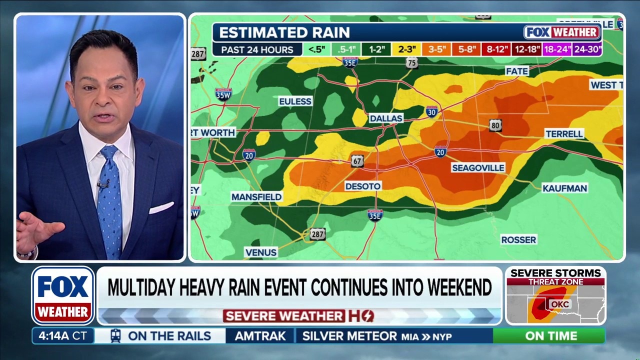 Heavy rain continues to batter Mississippi and Ohio River Valley as ...