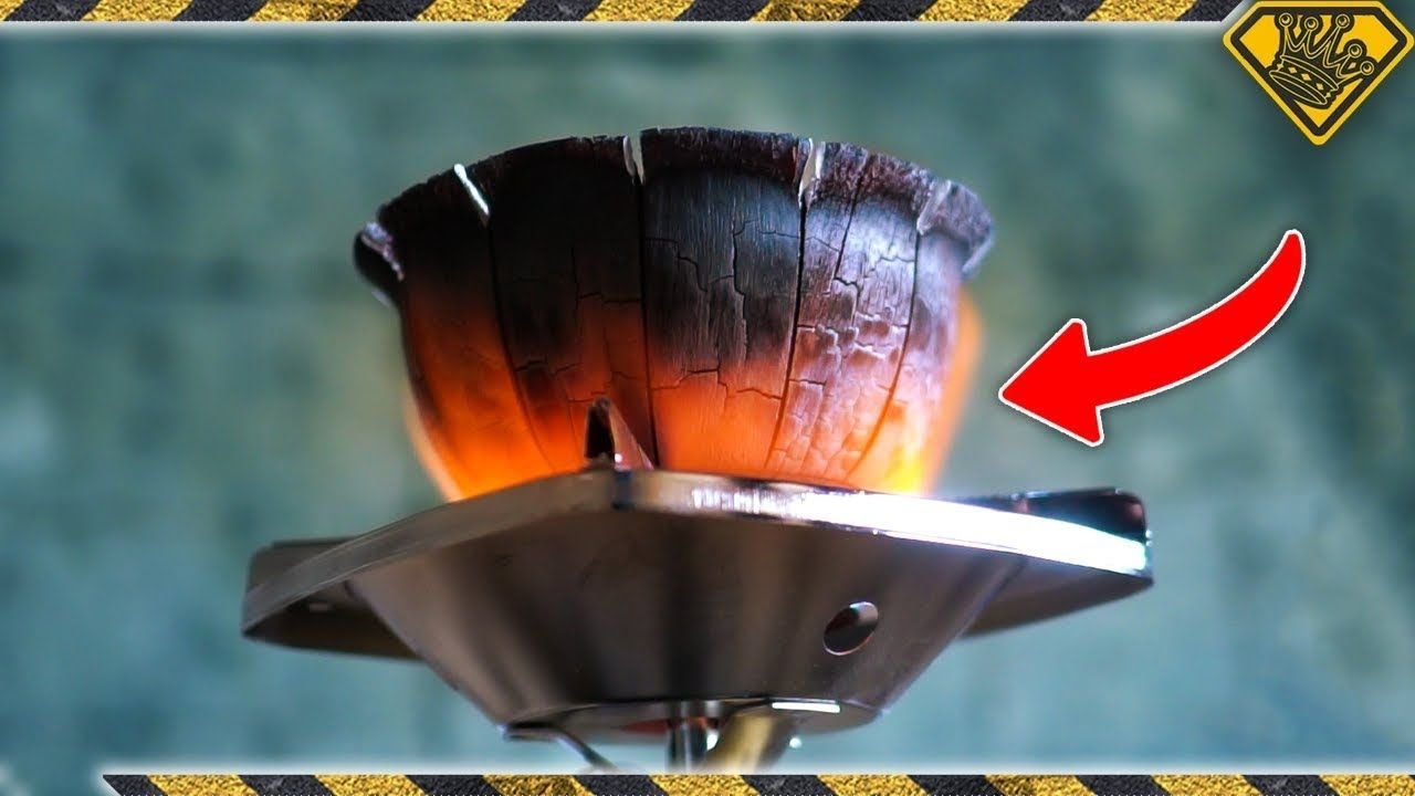 We tested boiling water in a wooden bowl at home