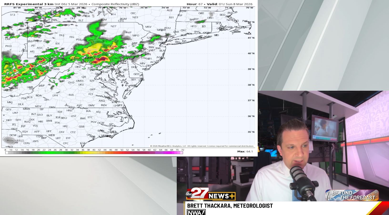 Brett's beyond the forecast: Rain today, warmer by the weekend