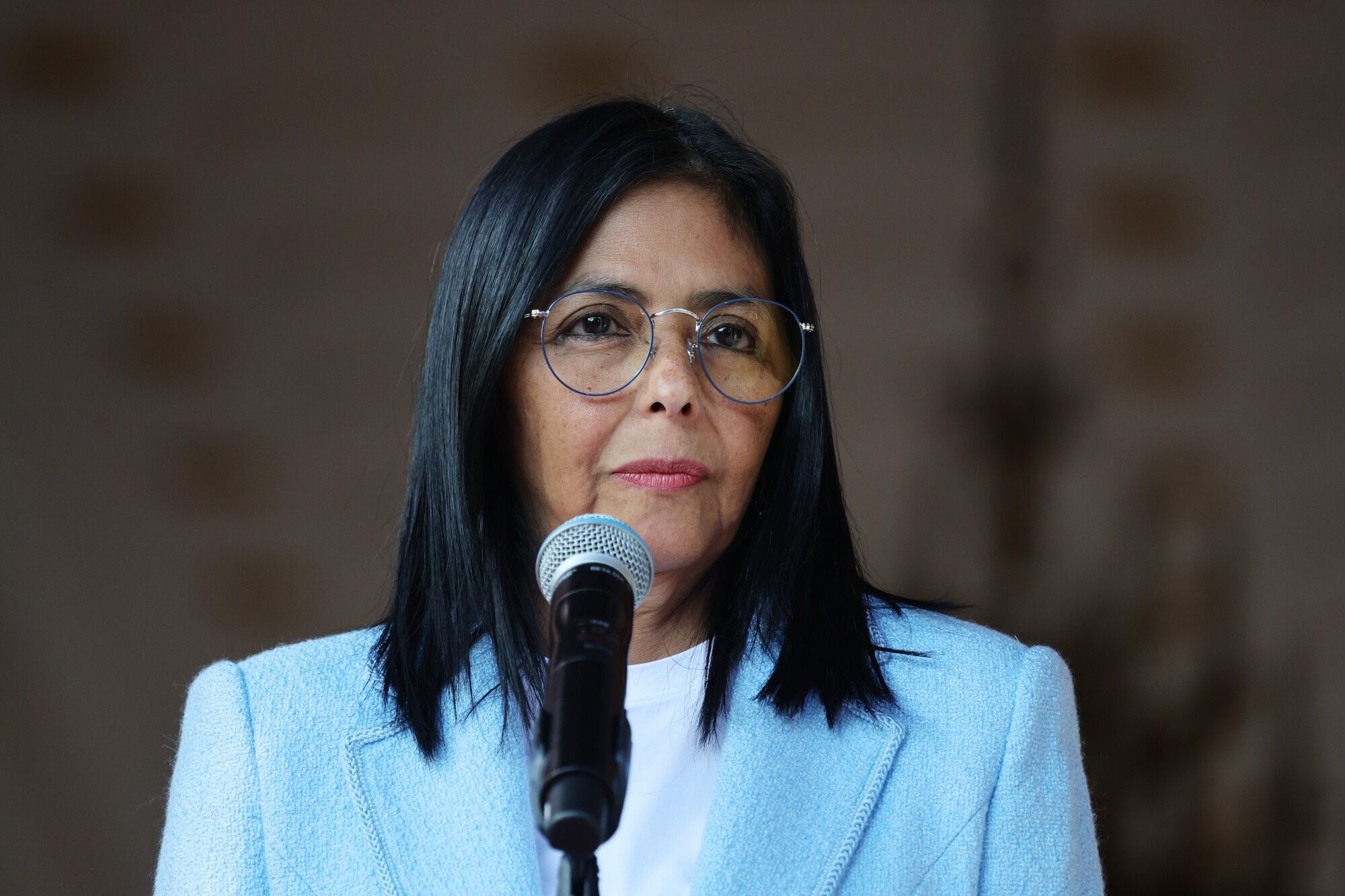 Interim President Delcy Rodríguez of Venezuela Meets With U.S. Energy Secretary Chris Wright