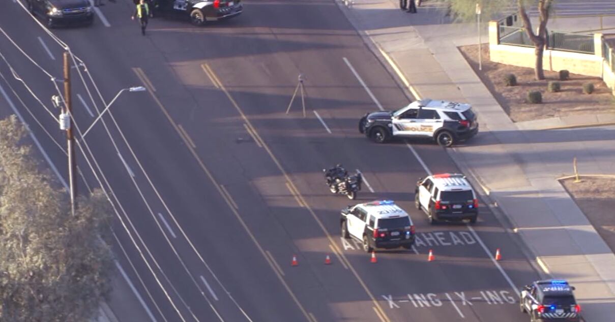 Student hospitalized after being hit by police car at Peoria High School