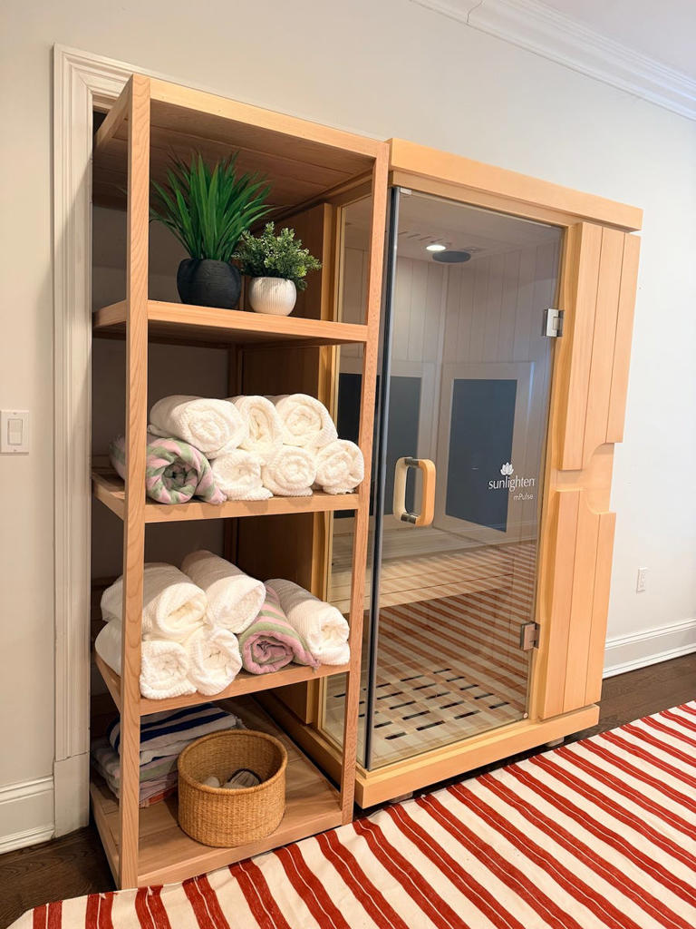 I'm a wellness editor and I installed a sauna inside my New York home ...
