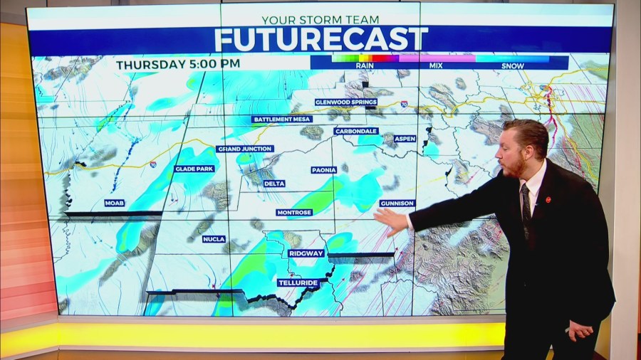 Rain and snow potential builds after a beautiful day