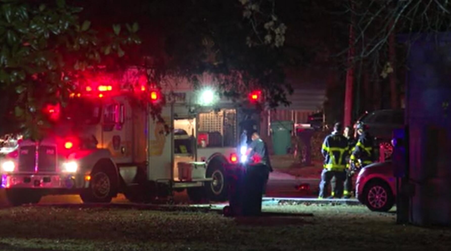 One hospitalized after late night mobile home fire in New Hanover Co.