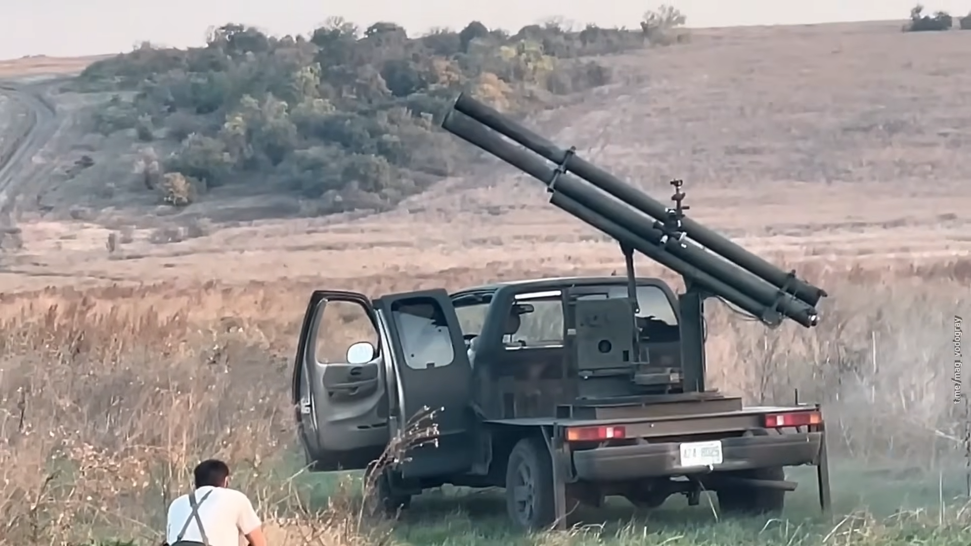 Ukraine’s improvised rocket trucks show new kind of mobile firepower