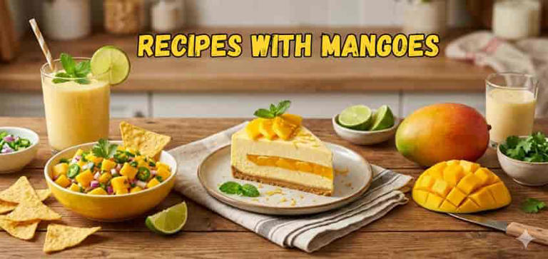 Simple and delicious recipes with mango for every mood