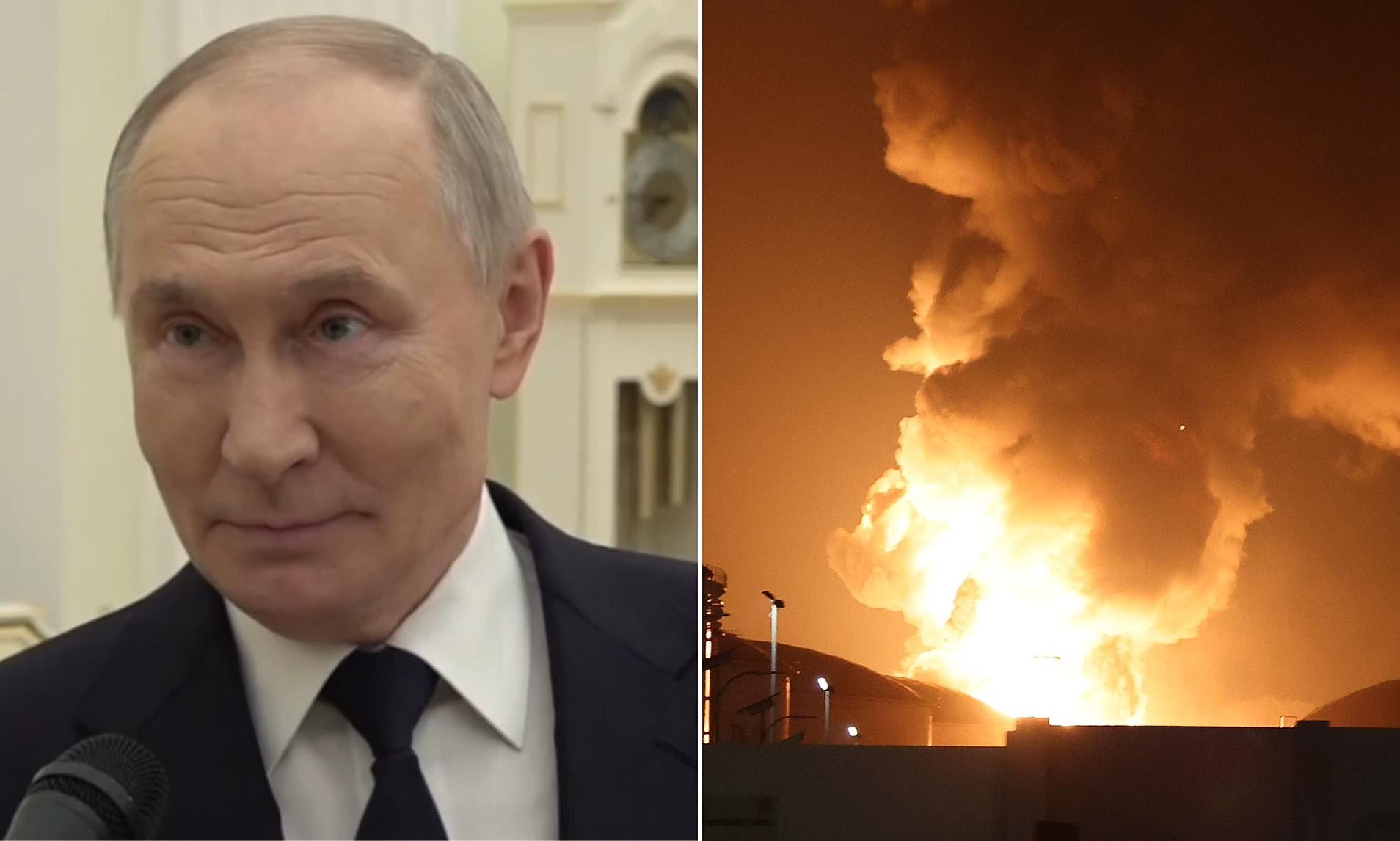 Smirking Putin considers cutting last remaining Russian gas supplies to ...
