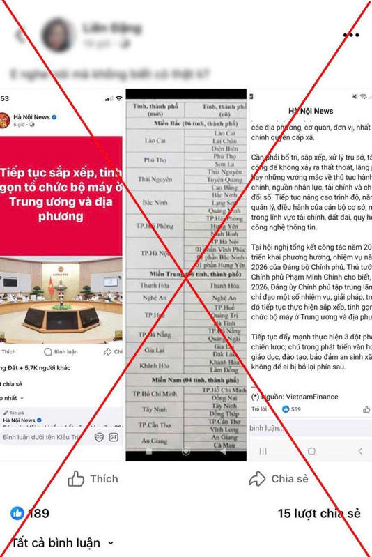 Báo điện tử Tiền Phong Nội dung đăng tải không đúng sự thật. Ảnh: CAT 1