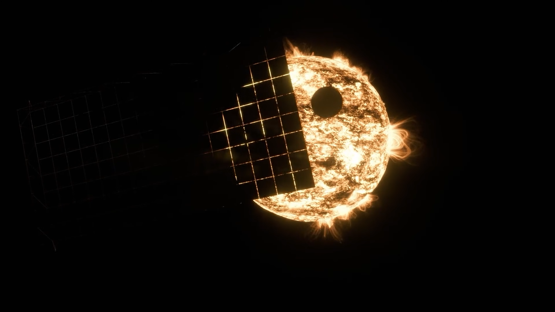 A 50,000-ton solar farm in space could power entire cities