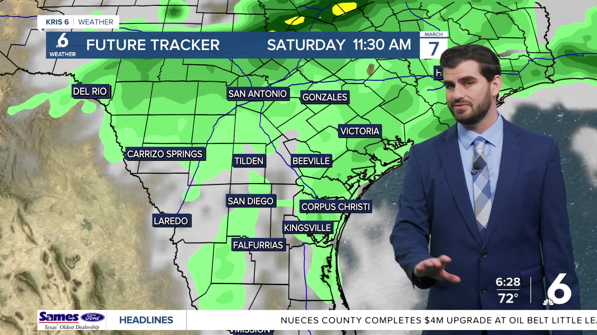 Warm and windy conditions remain, with all eyes on the weekend rain chances