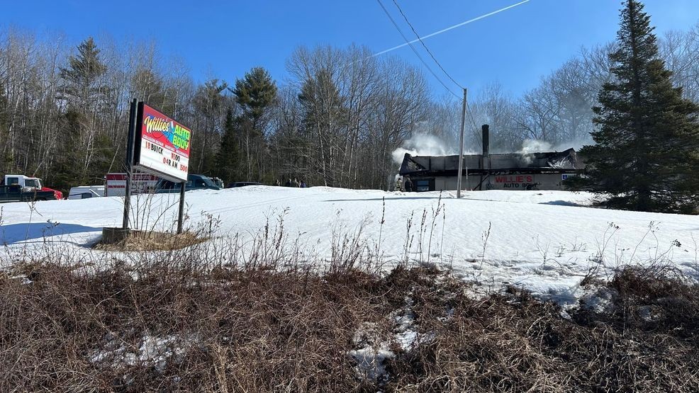 Turner auto shop building deemed total loss after fire