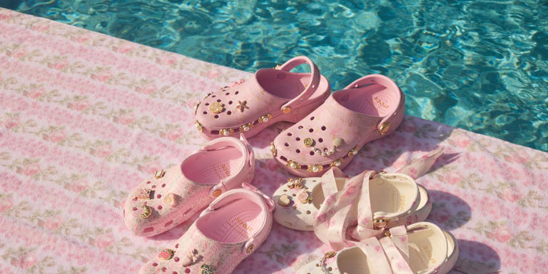 These new LoveShackFancy Crocs look straight out of 'Bridgerton'