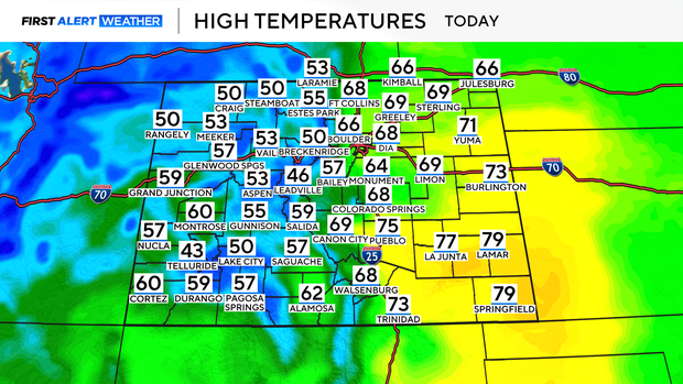 Spring warmth Thursday in Colorado before snow and cold return Friday