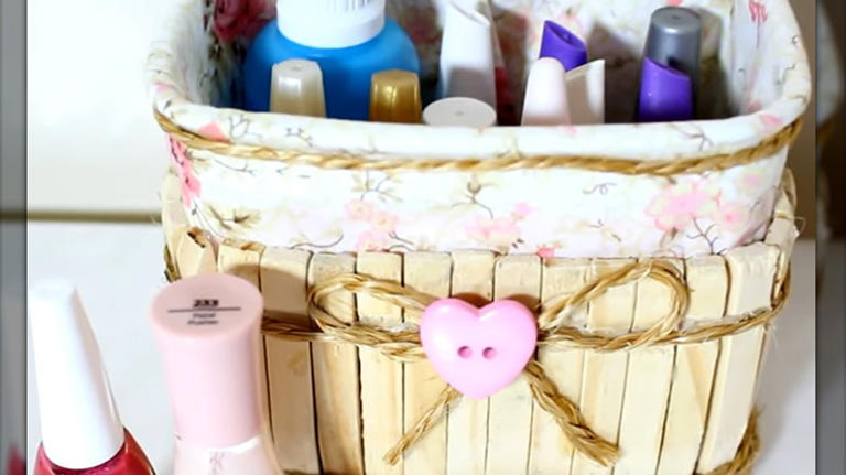 Upcycle an empty plastic container into cute storage for a more ...