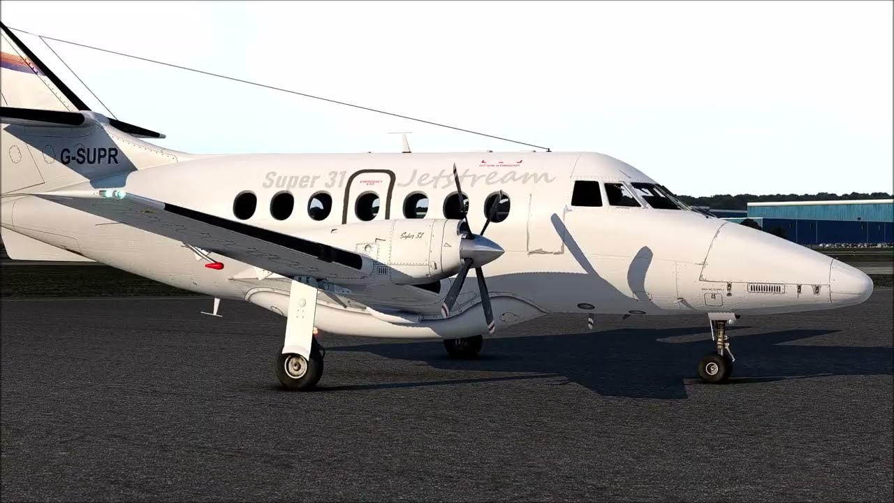 I experienced the Jetstream 32 G-SUPR flight