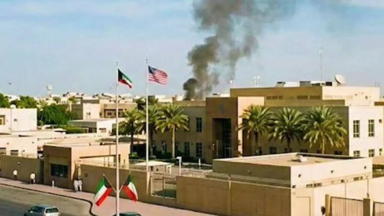 US closes embassy in Kuwait after Iranian strikes as war spreads across ...