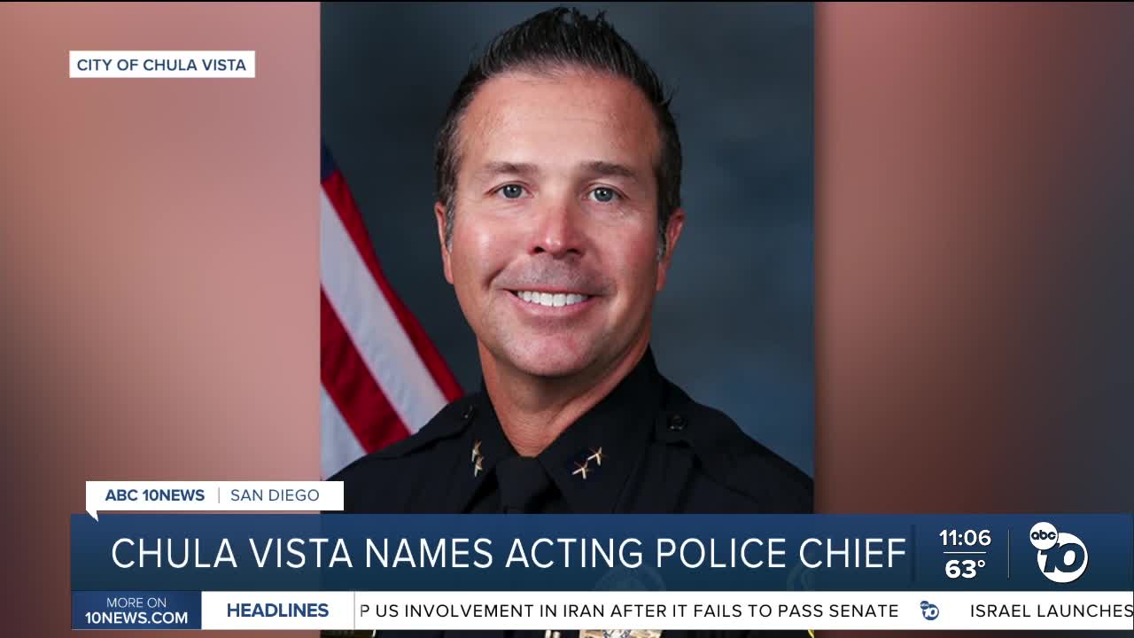 Chula Vista names acting police chief