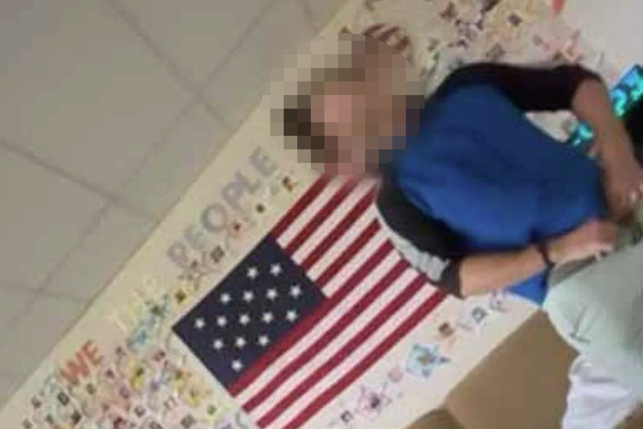 Disgusting moment history teacher is caught urinating in classroom ...