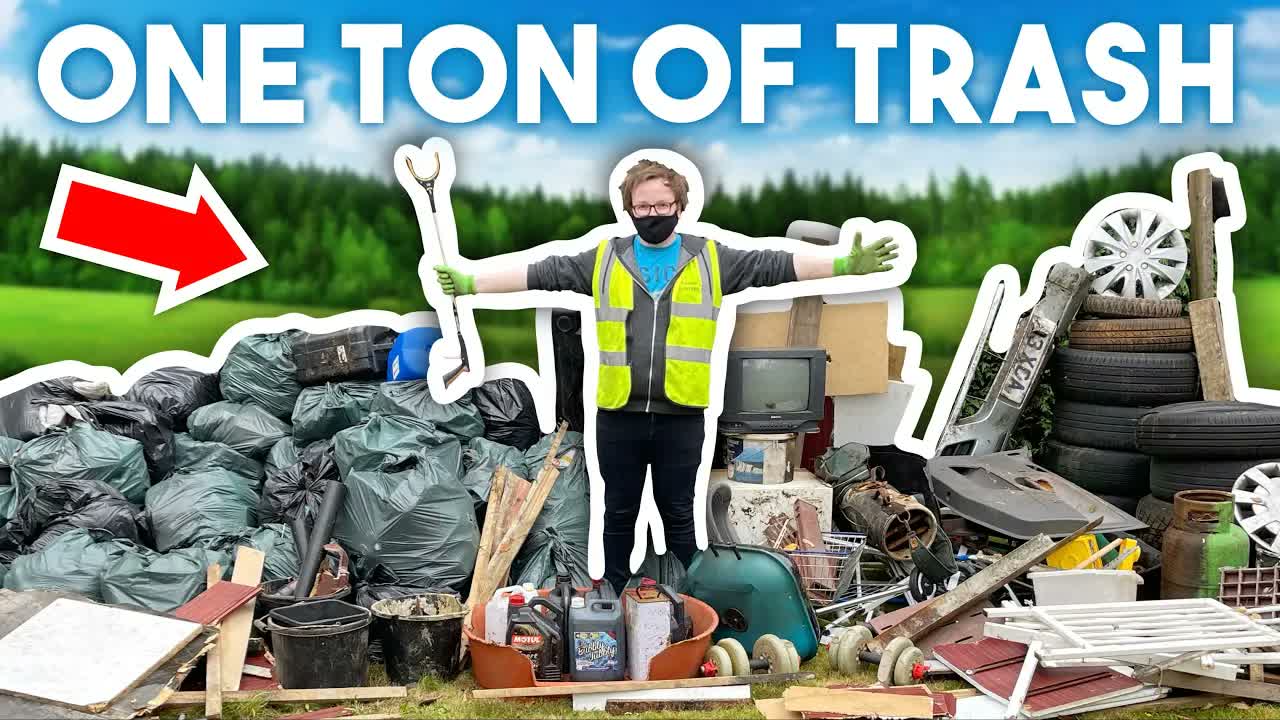 This is what a ton of trash actually looks like