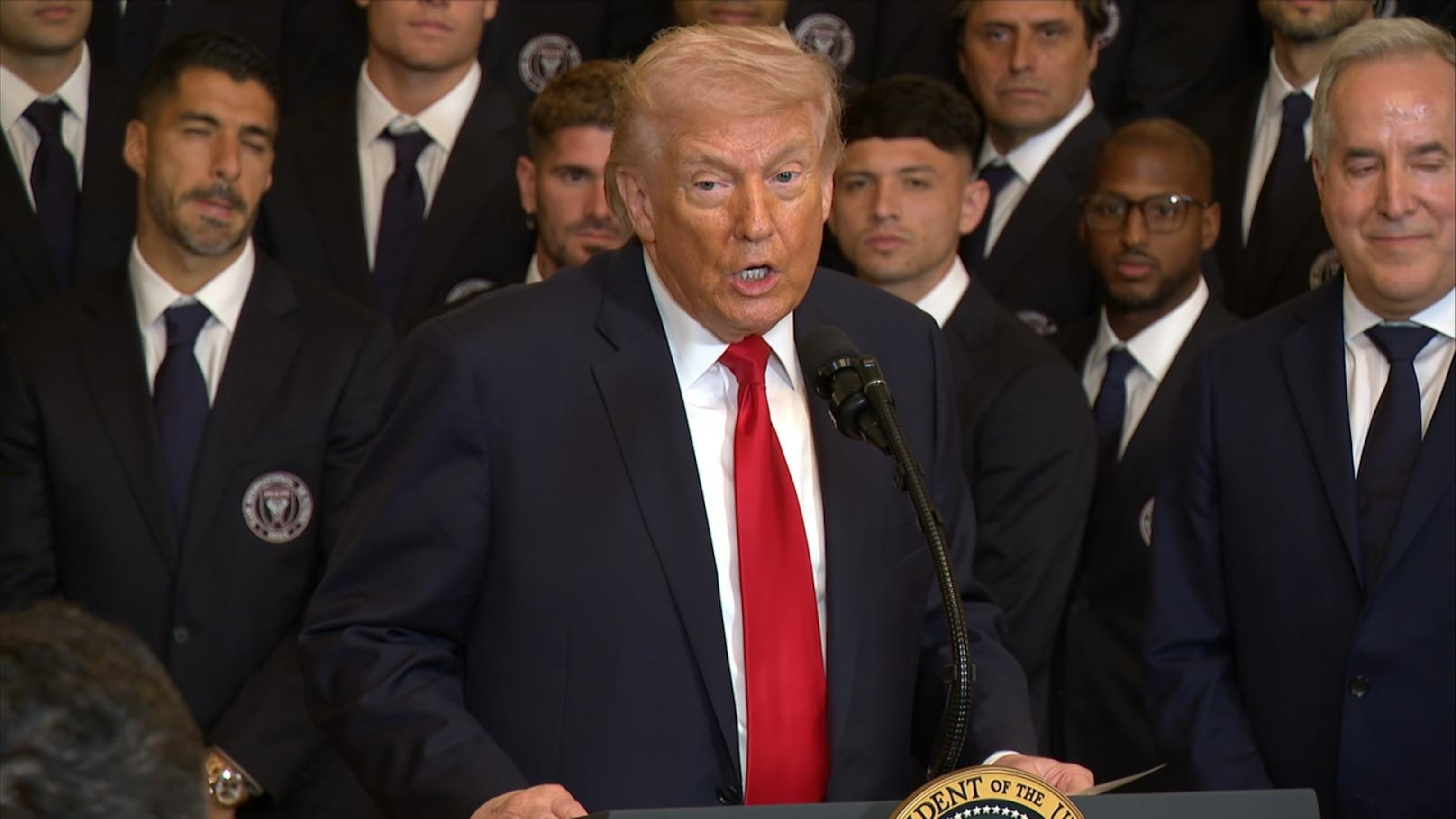 President Trump gives update on war with Iran<br><br>