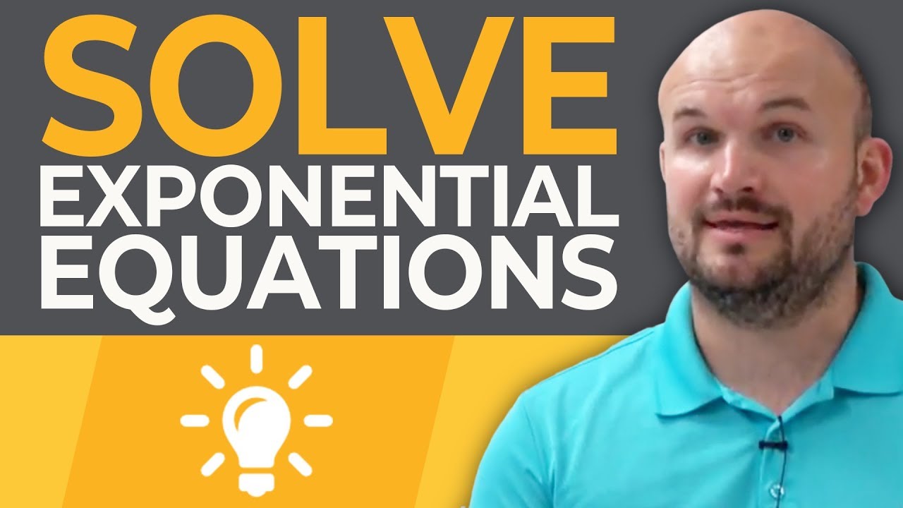 How to solve exponential equations