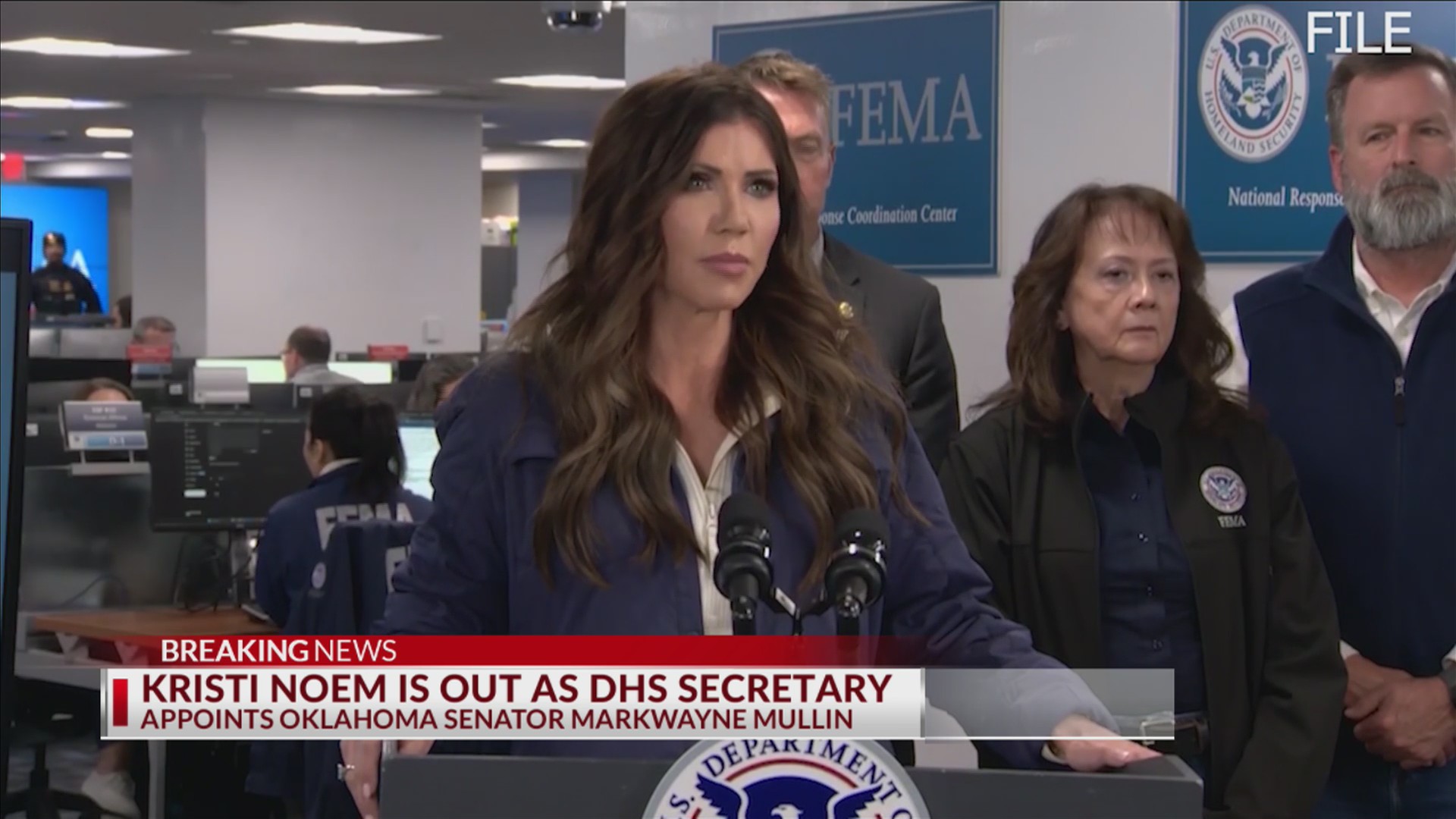 Kristi Noem to be replaced with Sen. Mullin