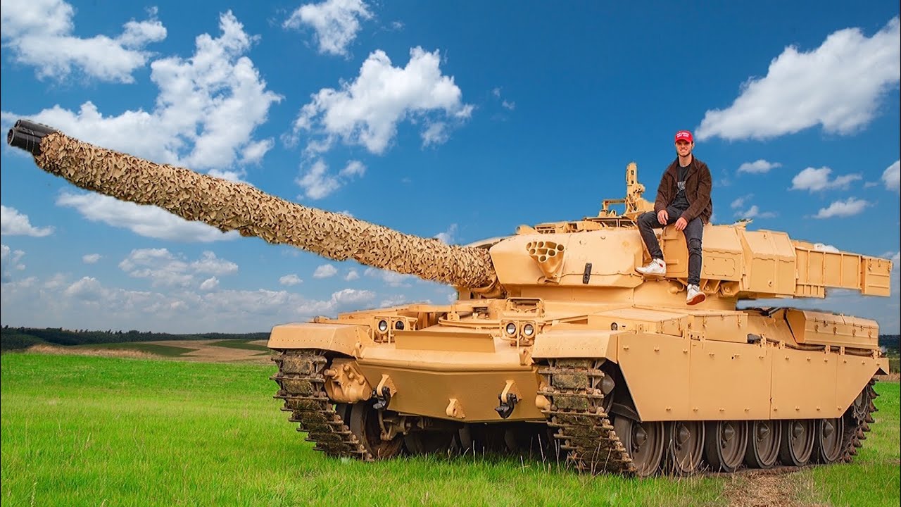 Watch what happens when a regular man tries driving a real tank