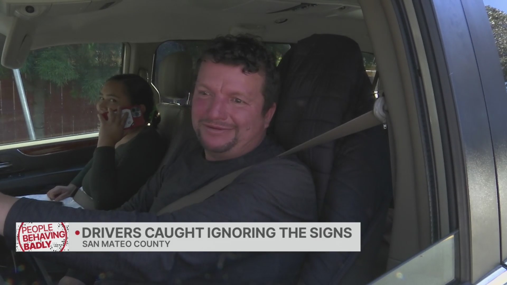 People behaving badly: Drivers caught ignoring the signs
