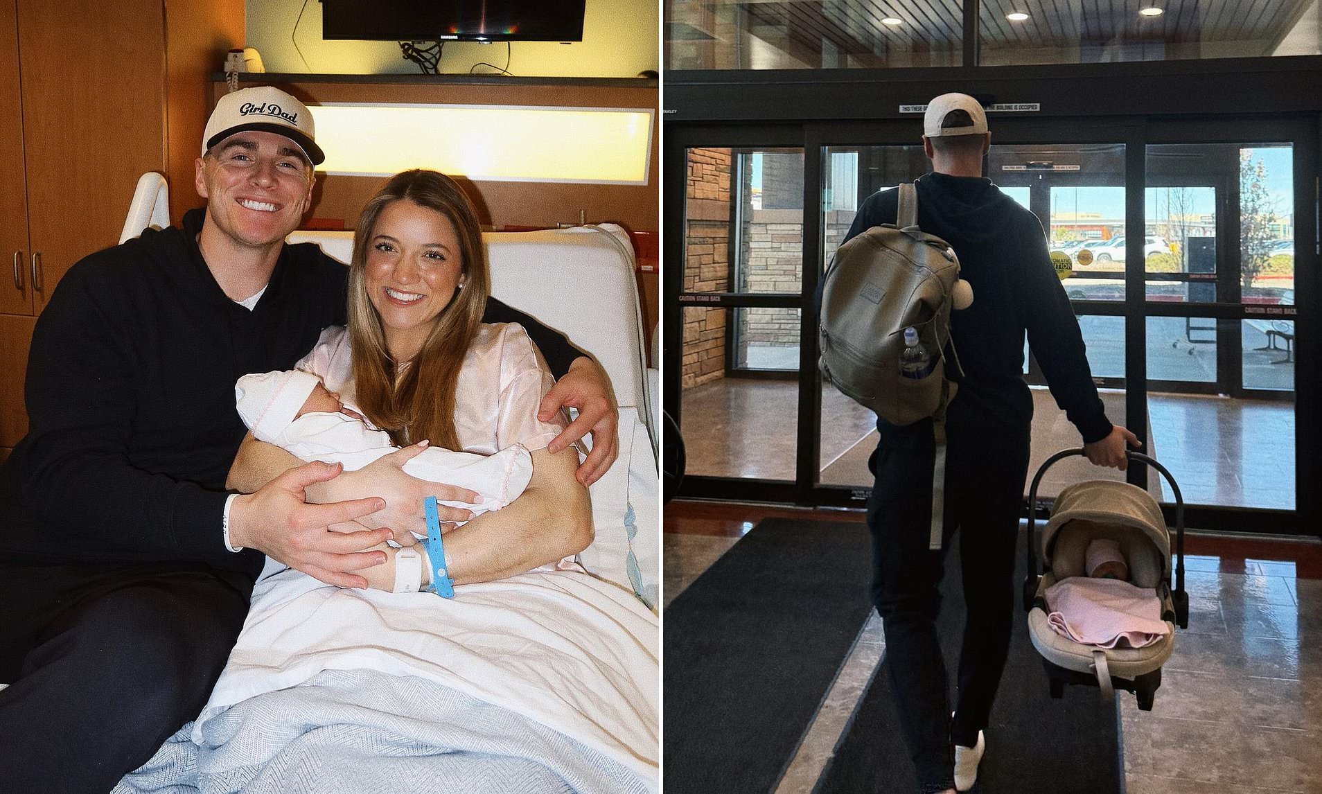 Denver Broncos quarterback Bo Nix welcomes first baby on his birthday ...