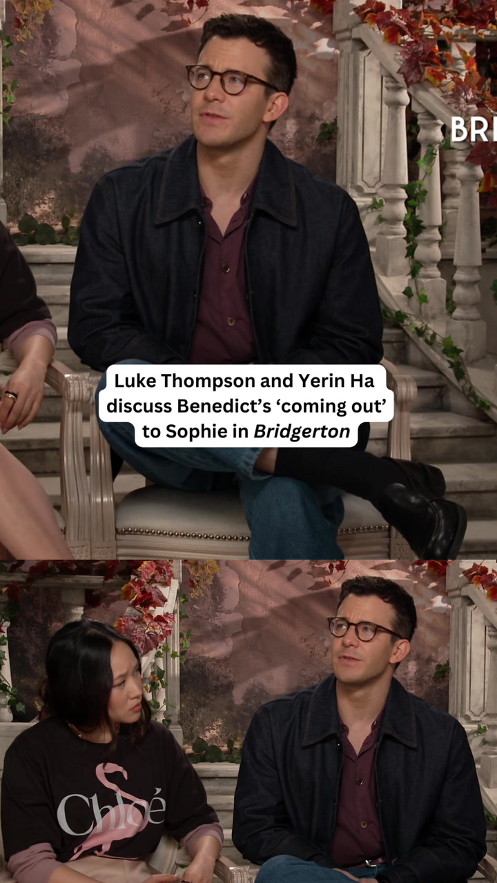 Luke Thompson and Yerin Ha discuss Benedict's coming out to Sophie in ...