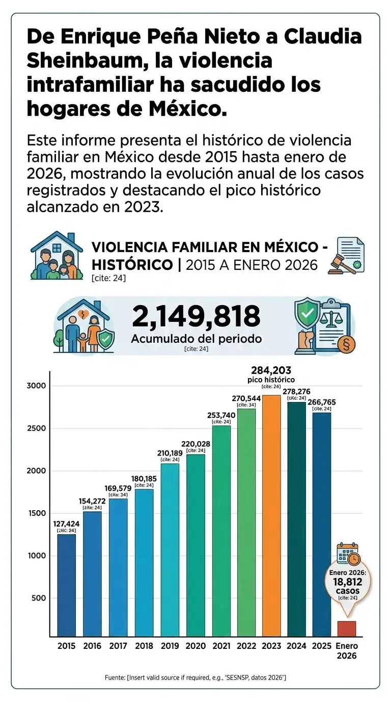Violencia intrafamiliar en México: 731 denuncias diarias, más de 30 ...