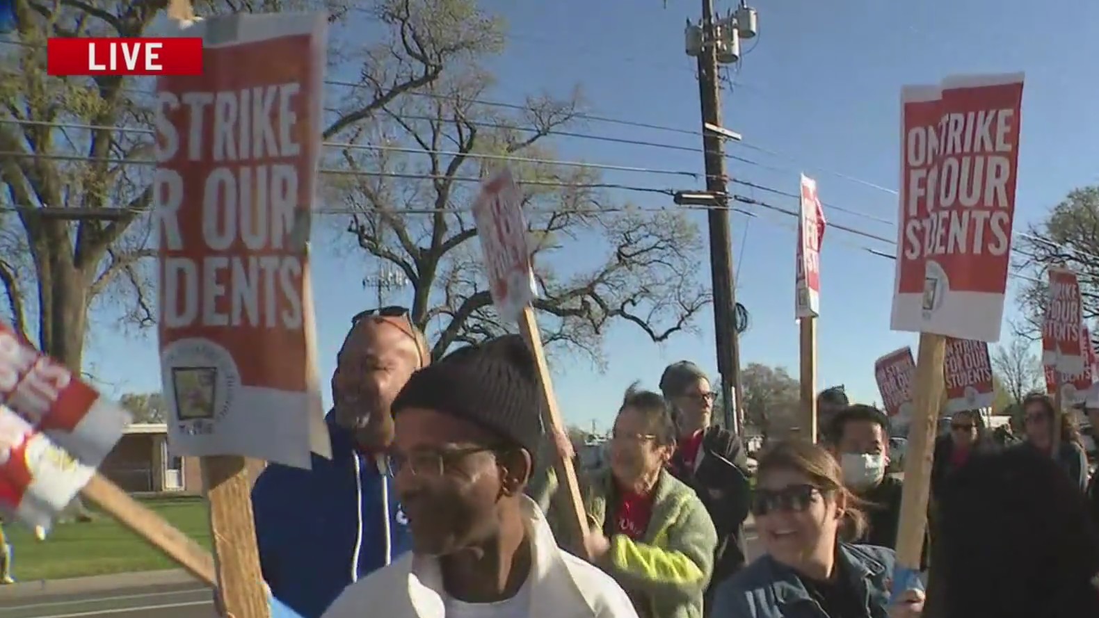 Twin Rivers teachers strike starts