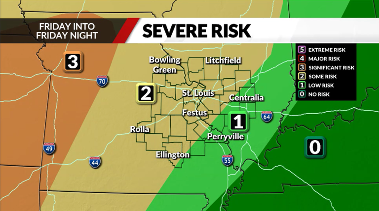 Timeline: Severe St. Louis storms may bubble up Friday