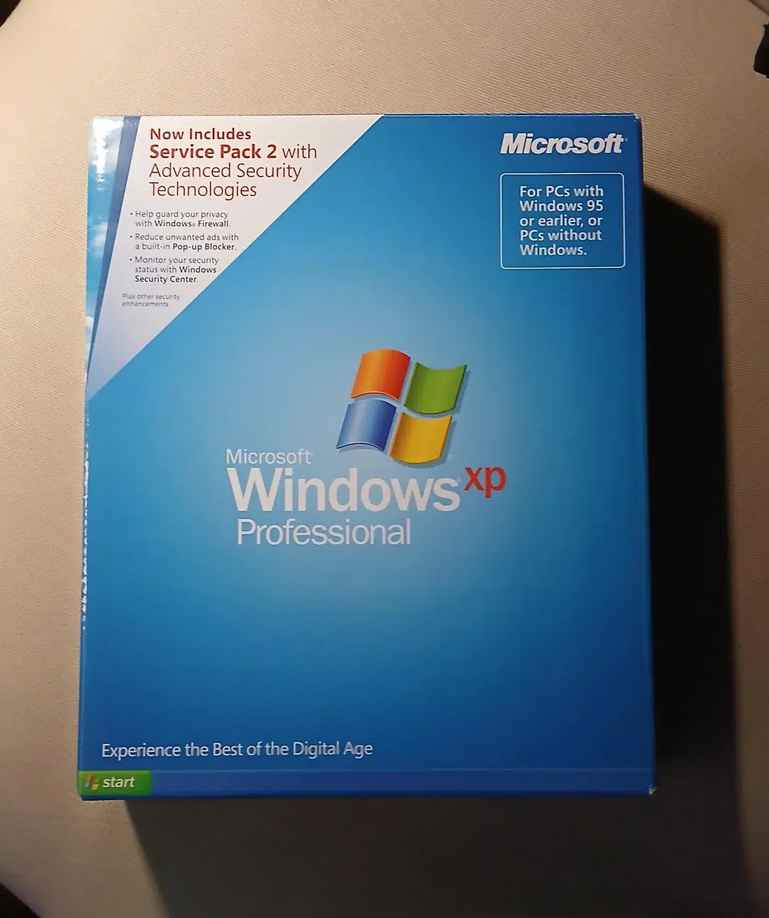 Homem mostra que tem o Windows XP na caixa e pergunta: quanto vale ...
