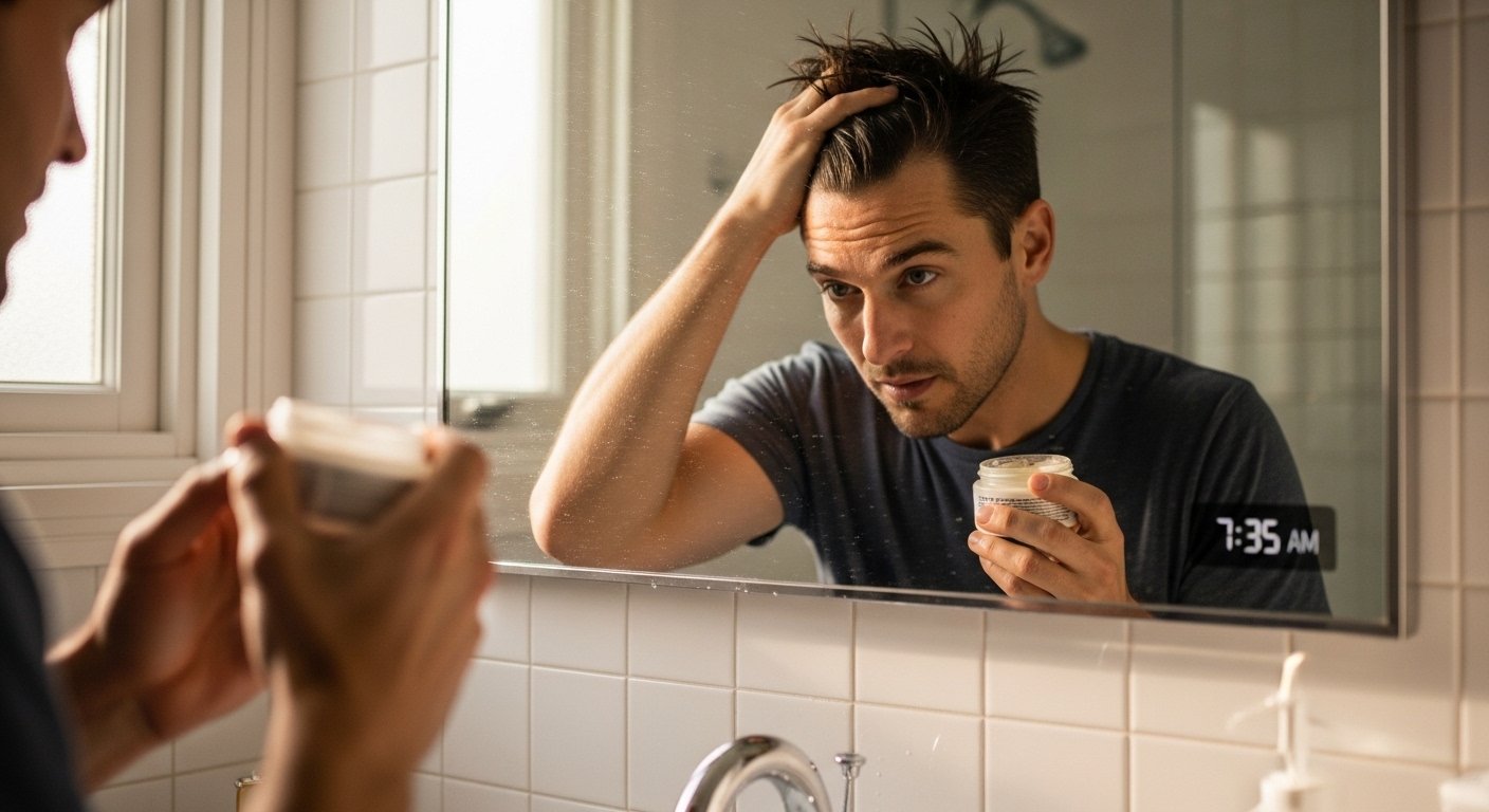 Morning hair routine that takes less than 3 minutes