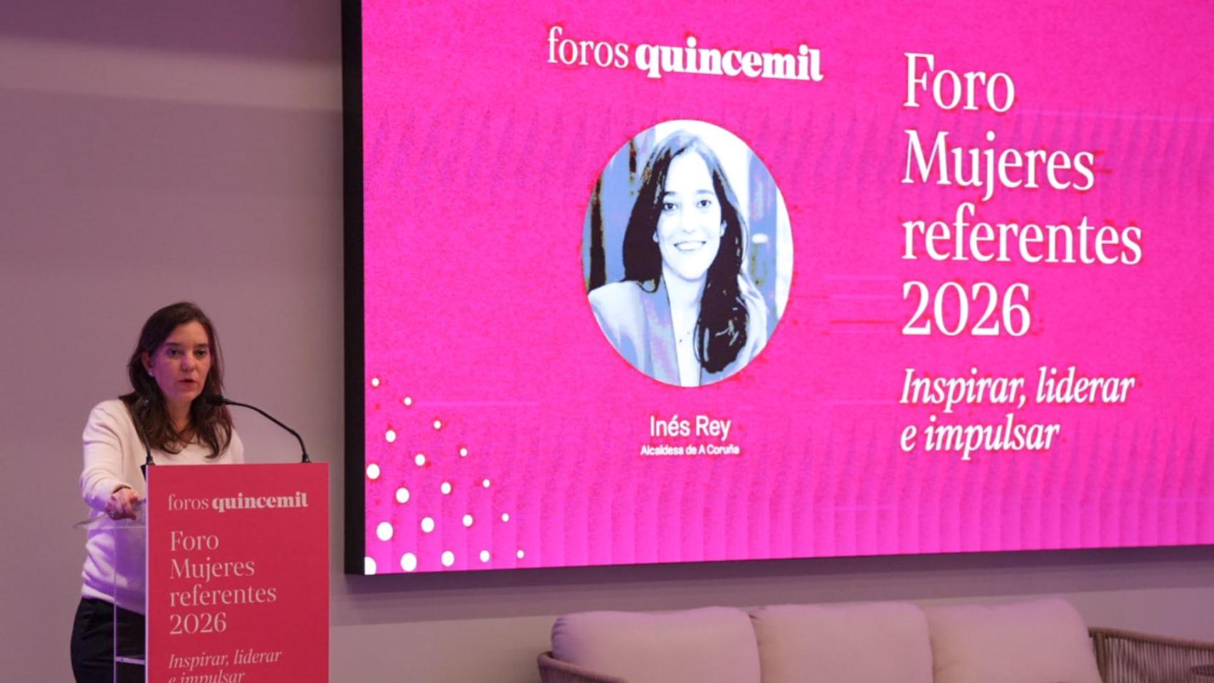 Inés Rey, alcaldesa de A Coruña: 