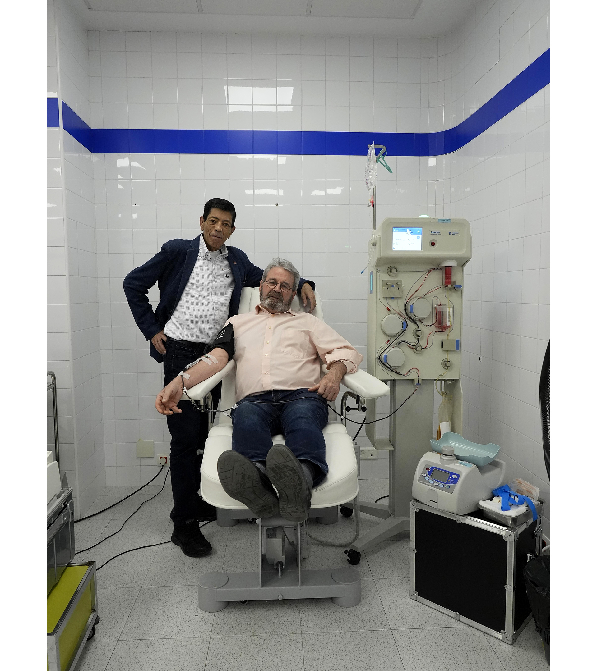 Encuentro entre un 'superdonante' de sangre y quien más la necesita ...