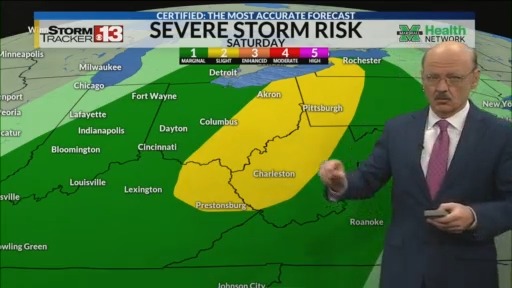 Severe storms possible Saturday March 7