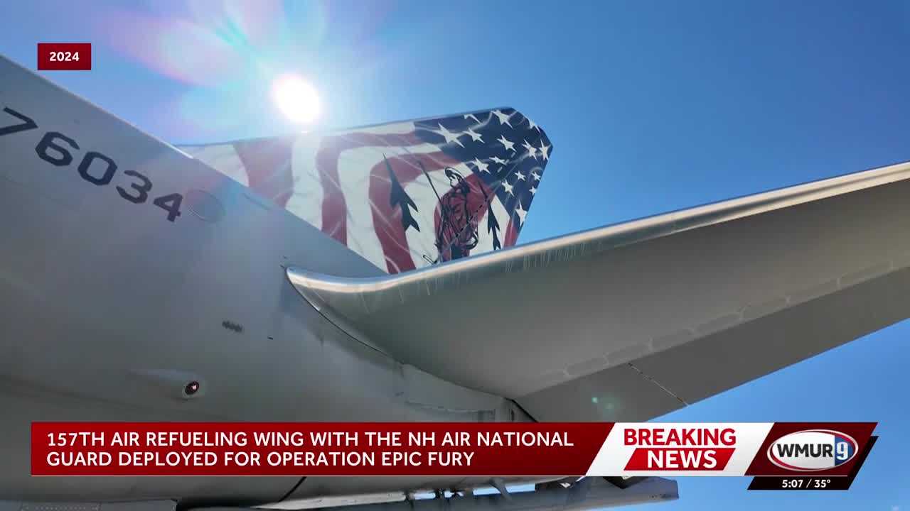 New Hampshire Air National Guard refueling wing deployed to support ...