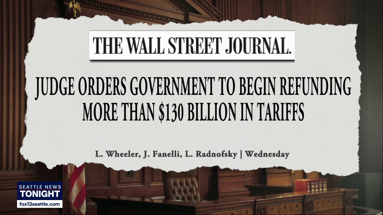 Federal judge orders Trump administration to refund billions in tariffs