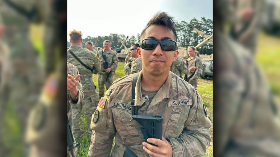 US service member killed in Ukraine brought home to Logan County