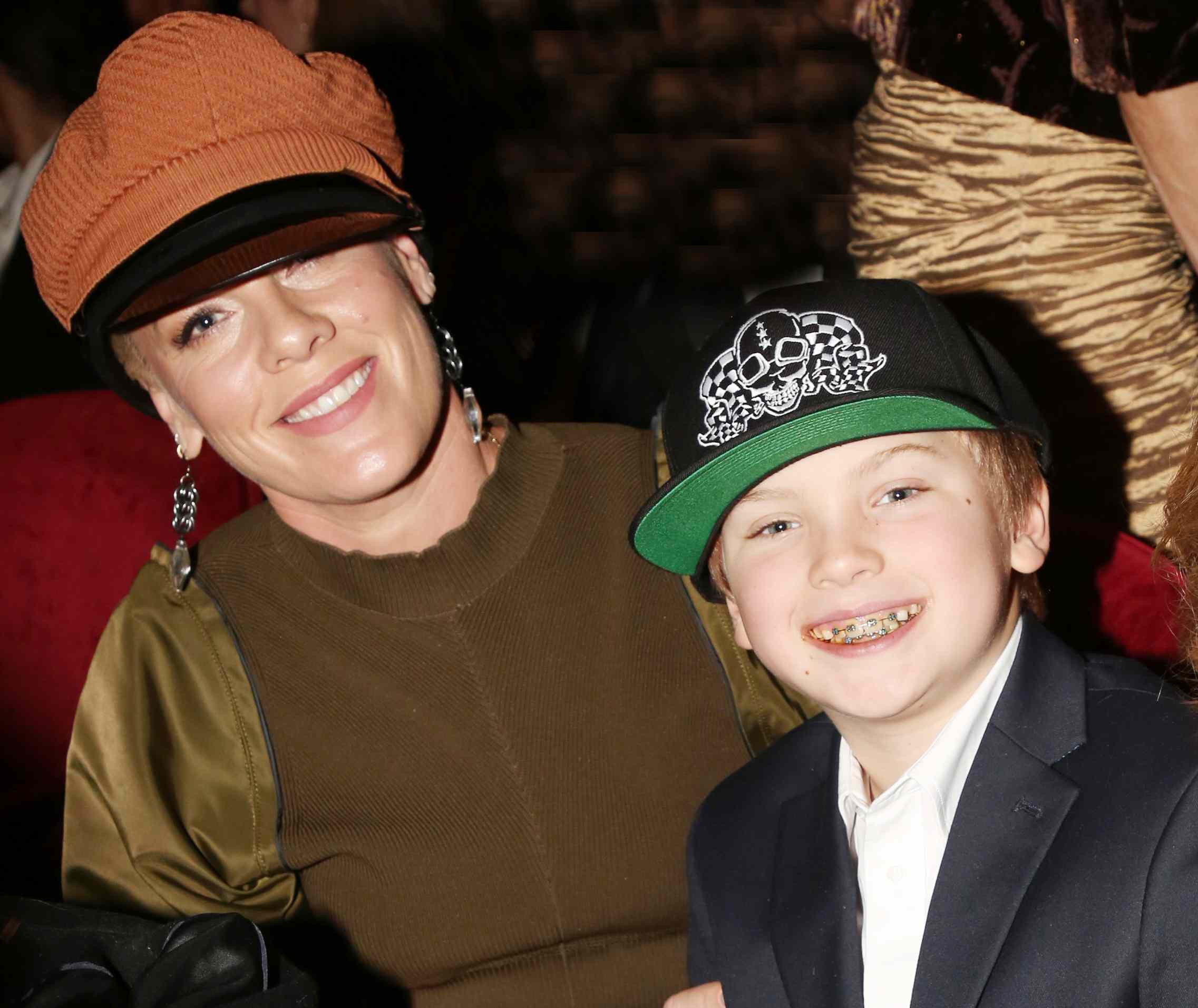 Pink's 9-year-old son Jameson makes a rare television appearance ...