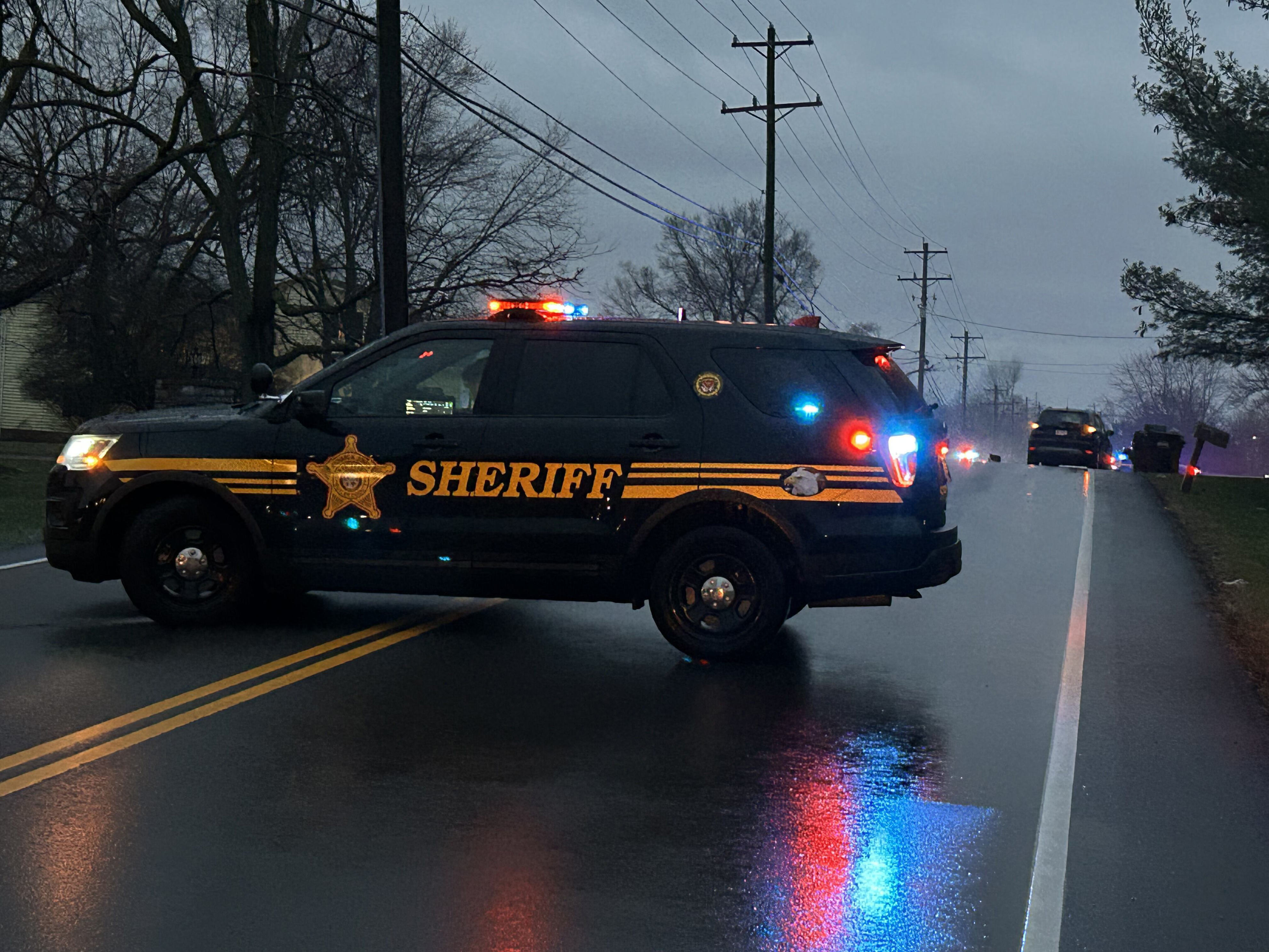 One person dead after being hit by a car in Liberty Township, deputies say