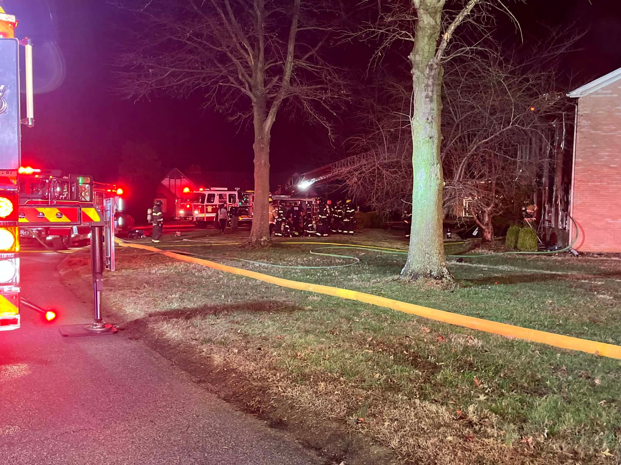 One person critically injured, two pets hurt in Newburgh house fire