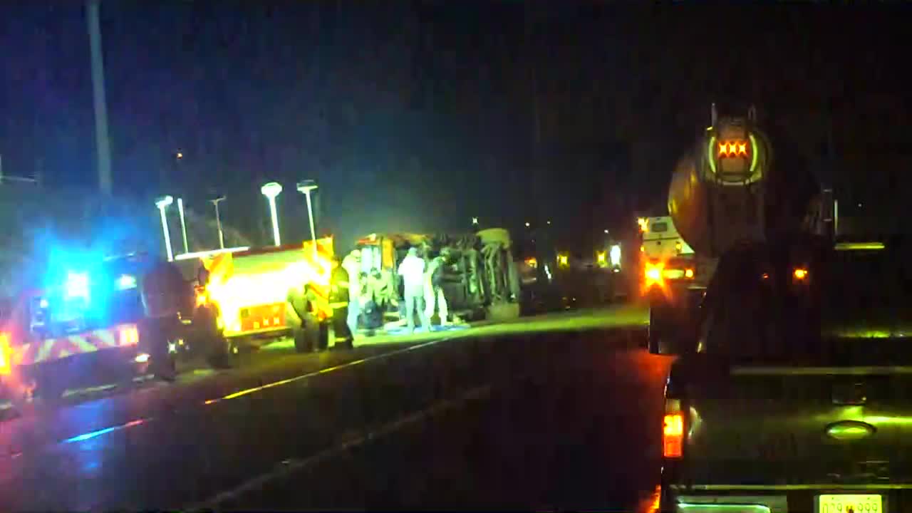 Watch: KOCO 5 storm chaser Shane Helton films overturned vehicle as ...