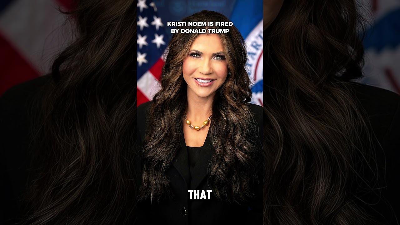 Trump fires Kristi Noem The shocking truth!