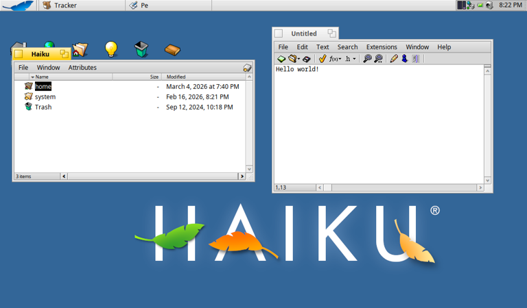 Linux couldn't save my old netbook, so I tried Haiku OS