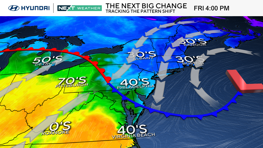 Cloudy, chilly Friday in Philadelphia region with stray rain showers ...