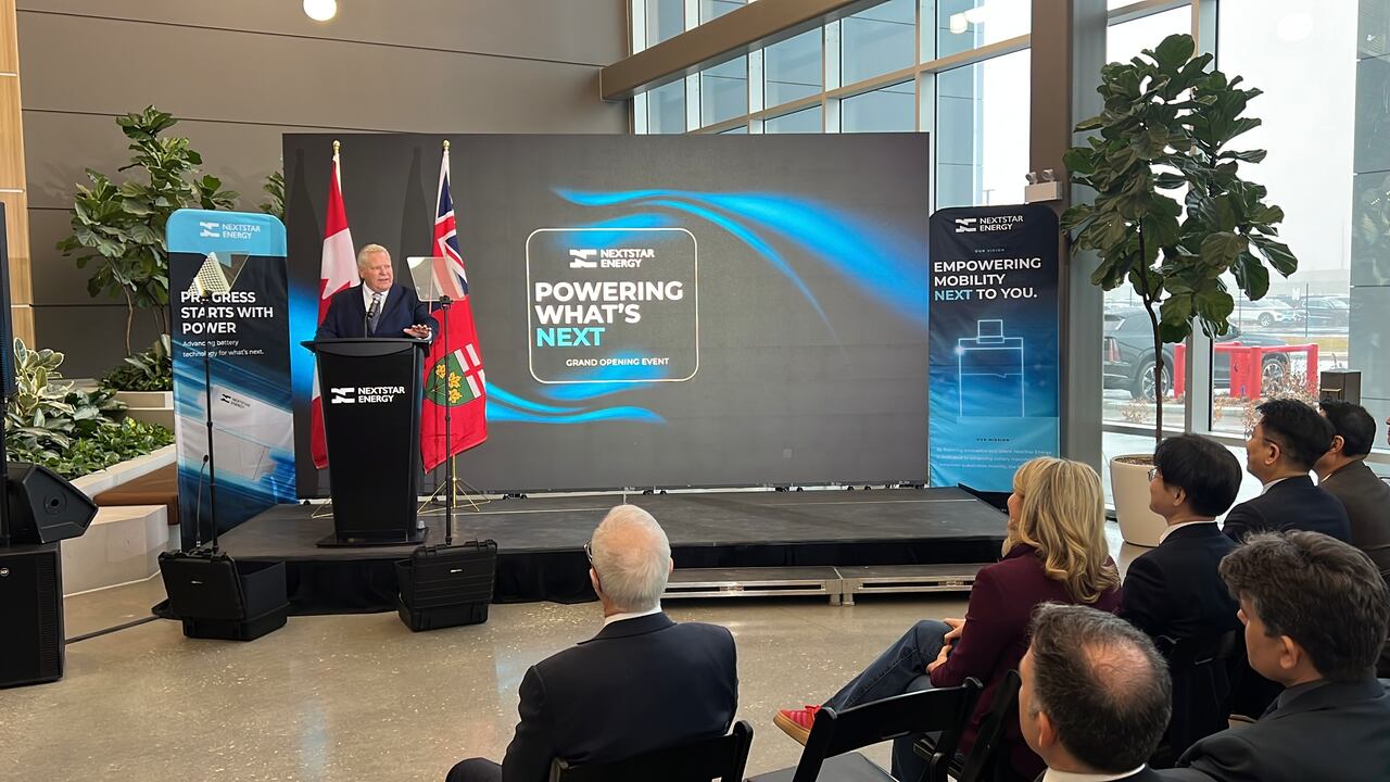 NextStar battery plant was 'worth every single penny,' premier says