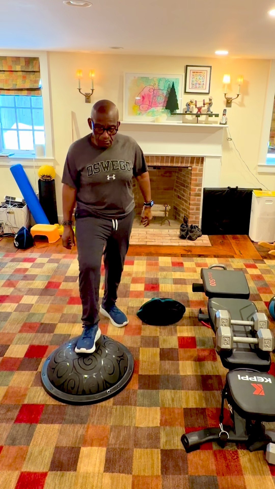 'Today' host Al Roker shows off gym at his $6 million New York ...